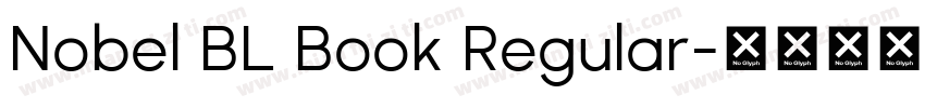 Nobel BL Book Regular字体转换